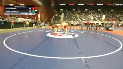 2A-190 lbs Quarterfinal - Alec DeMarce, Lingle-Ft. Laramie/Southeast vs Ryder Pope, Cokeville