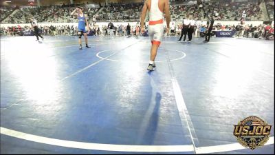 126 lbs Round Of 16 - Joshua Garcia, Grapevine Grapplers vs Bentley Anderson, Harrah Little League Wrestling