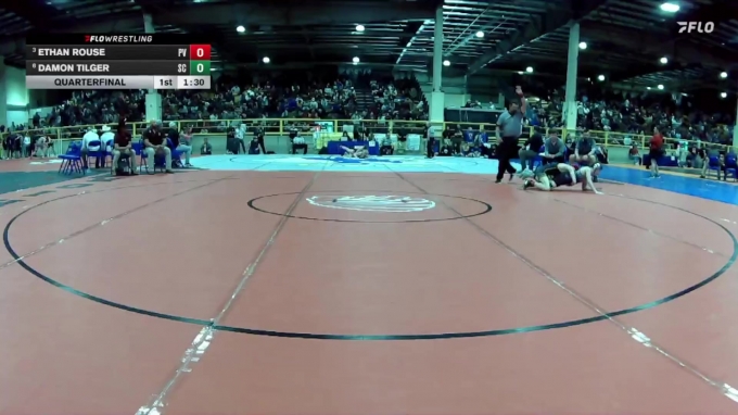 113 lbs Quarterfinal - Ethan Rouse, Pahrump Valley vs Damon Tilger ...