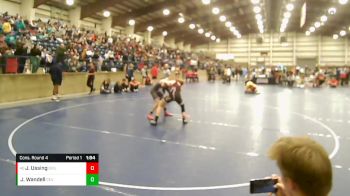 157 lbs Cons. Round 4 - John Ussing, Grantsville vs Jayce Wandell, Cedar Valley