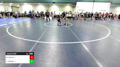 45 lbs Consi Of 8 #2 - Bentley Ishuin, NC vs Jacob Street, NC