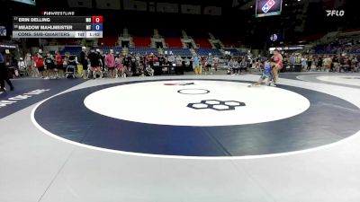 135 lbs Cons. Sub-quarters - Erin Delling, MO vs Meadow Mahlmeister, MT