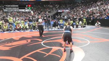 1st Place Match - Zaiyahn Ornelas, Creighton Prep vs Tyler Haneborg, North Platte