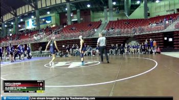 120 lbs Round 1 (8 Team) - Kayla Cramer, Manhattan HS vs Elizabeth Gottlob, Wood River Girls