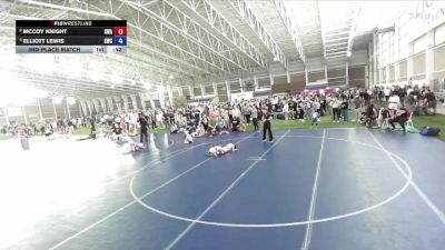 62 lbs 3rd Place Match - McCoy Knight, Sanderson Wrestling Academy vs Elliott Lewis, Stallions Wrestling Club