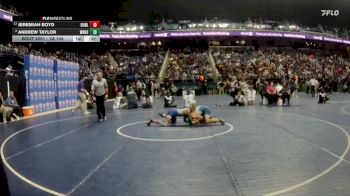 3A 144 lbs Cons. Round 2 - Andrew Taylor, West Rowan High School vs Jeremiah Boyd, Dudley