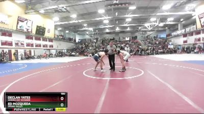 190 lbs Cons. Round 5 - Declan Yates, Sandra Day OConner vs Ed Mozqueda, Spring Valley