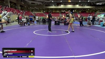 165 lbs Cons. Round 5 - Sawyer Dailey, WI vs Joe Fixico, OK