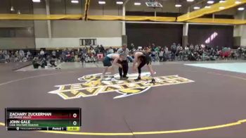 157 lbs Champ. Round 1 - John Gale, Case Western Reserve vs Zachary Zuckerman, Delaware Valley
