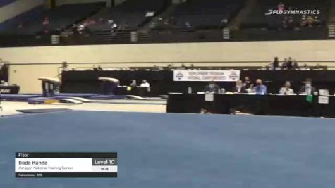 Bode Kunda - Floor, Paragon National Training Center - 2021 USA Gymnastics Development Program National Championships