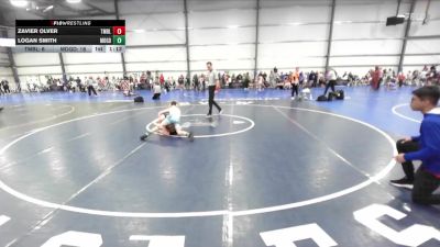 96 lbs Round 1 (9am Friday) - Zavier Olver, Gotcha Blue vs Logan Smith, Maryland Gold