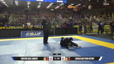 Lincoln Matthew Kotuby vs Trenton Gene Lambert 2025 Pan Kids Jiu-Jitsu IBJJF Championship