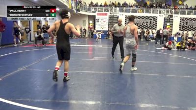 127 lbs Semifinal - Paul Kenny, Christian Brothers Acad.-NJ vs Conner Whitley, St. Edward-OH