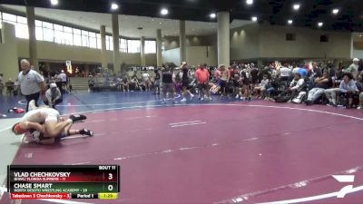 157 lbs Round 4 (6 Team) - Vlad Chechkovsky, BHWC/ Florida Supreme vs Chase Smart, North Desoto Wrestling Academy