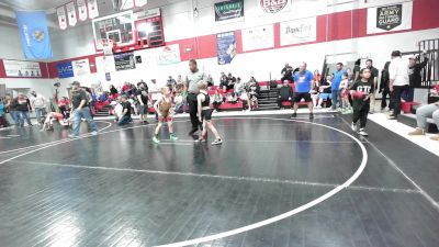 64 lbs Rr Rnd 2 - Achilles Davie, Salina Wrestling Club vs Hendrix Blevins, Northeast Take Down Club