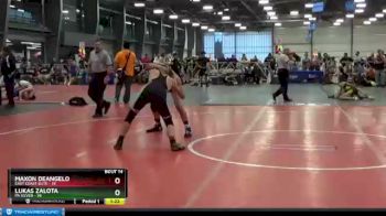 140 lbs Round 5 (6 Team) - Lukas Zalota, PA Silver vs Maxon DeAngelo, East Coast Elite