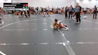 72 lbs Round 5 (8 Team) - Spencer Mattson, MF Purge Elite vs Noah Stanford, Rabbit Wrestling Club