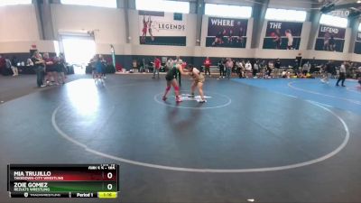 185 lbs Round 3 - Mia Trujillo, Takedown-City Wrestling vs Zoie Gomez, ReZults Wrestling