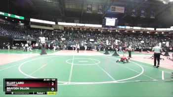 120 lbs Cons. Round 3 - Elliot Laird, Unattached vs Brayden Dillon, OGC1