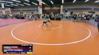 106 lbs Cons. Round 2 - Charles Stevens, 3F Wrestling vs Kristopher Contreras, Texas