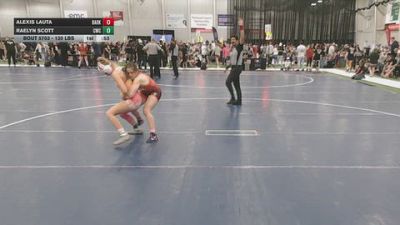 130 lbs Cons. Sub-rd Of 16 - Alexis Lauta, Badkarma vs Raelyn Scott, Chatfield Wrestling Club