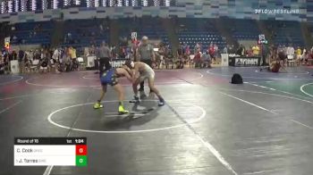 88 lbs Round Of 16 - Colby Cook, Oregon vs Jay Torres, Since Day One