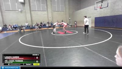 165 lbs Round 2 - MÃ¬chael Marker, Washington vs Lanaya Harris, Punisher Wrestling Company