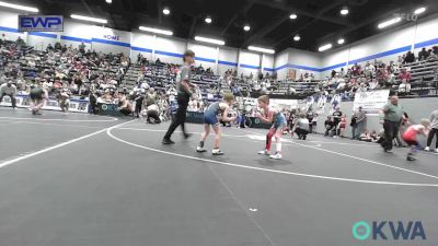 46 lbs Consi Of 8 #1 - Easton Hans, Lions Wrestling Academy vs Johnny Elswick, Newcastle Youth Wrestling