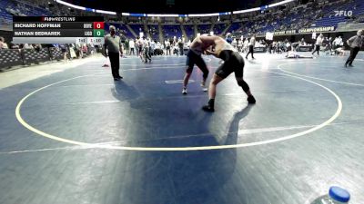212 lbs Quarterfinal - Richard Hoffman, Boyertown vs Nathan Bednarek, Ligonier Valley