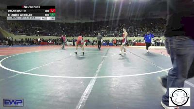 138 lbs Round Of 32 - Dylan Martin, Collinsville Junior High vs Charles Wheeler, Chickasha Wrestling