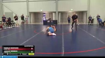 100 lbs Quarterfinals (8 Team) - Marlie Skidmore, Idaho vs Aiddan Hedrick, Virginia