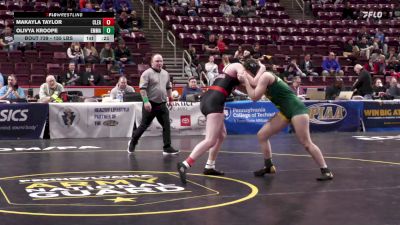 155 lbs Consi 3 - Makayla Taylor, Clearfield-G vs Olivya Kroope, Emmaus-G