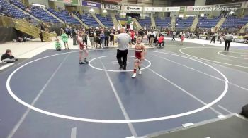 100 lbs Rr Rnd 4 - Bentley Maddox, Brothers Of Steel vs Eyston Racine, Dakota Rattlers