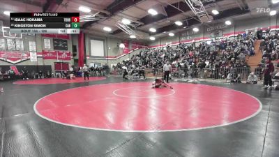 106 lbs Cons. Round 1 - Kingston Simon, La Canada vs Isaac Hokama, Torrance