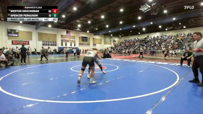 165 Boys Cons. Round 5 - Weston Druckeman, West Hills vs Spencer Ferguson, Rancho Bernardo