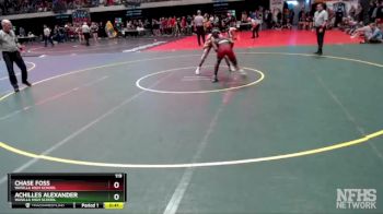 119 lbs 3rd Place Match - ACHILLES ALEXANDER, Wasilla High School vs CHASE FOSS, Wasilla High School