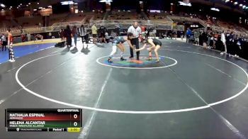 110 lbs Quarterfinal - Nathalia Espinal, Hernando vs Helena Alcantar, Panda Wrestling Alliance