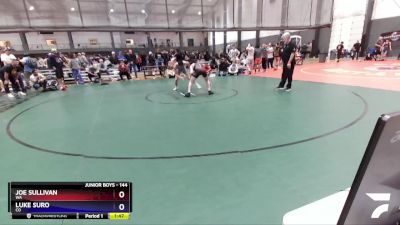 144 lbs Cons. Round 7 - Joe Sullivan, WA vs Luke Suro, CO