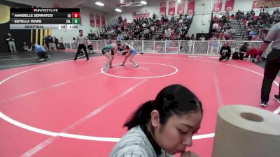 120 lbs Semifinal - Estella Wade, Sultana vs Anabelle Serratos, Santa Ana