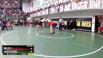 215 lbs Cons. Round 3 - Ben Tule, Wauseon vs Charles Moats, Westfall (Williamsport)