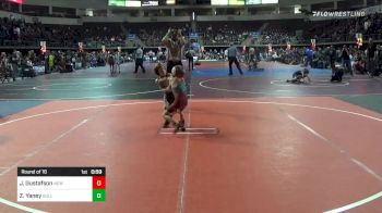 43 lbs Round Of 16 - Joshua Gustafson, New Mexico Wolfpack vs Zander Yaney, Bulldogs