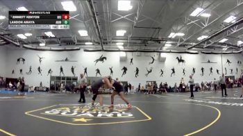 174 Freshman/Soph 5th Place Match - Landon Amaya, Adrian vs Emmett Kenyon, Henry Ford College