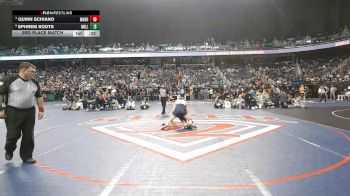 8A 175 lbs 3rd Place Match - Quinn Schiano, William Amos Hough High School vs Ephrem Rodts, Millbrook