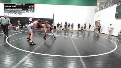 132 lbs Champ. Round 1 - Claudio Kirkendoll, Conway High School vs Jagen Jones, Skiatook Bulldogs