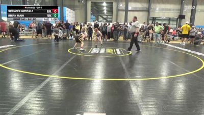 98 lbs Consi Of 8 #2 - Spencer Metcalf, Burlingten vs Brian Main, York