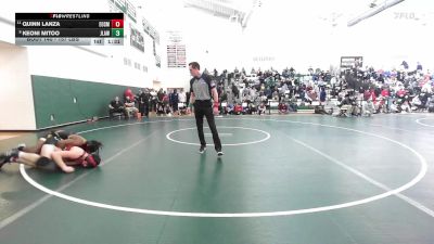 157 lbs Round Of 16 - Quinn Lanza, EO Smith vs Keoni Mitoo, Jonathan Law