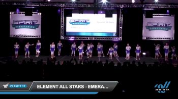 Element All Stars - Emerald - All Star Cheer [2022 L3 Junior - D2 - B Day 2] 2022 Spirit Fest Providence Grand National