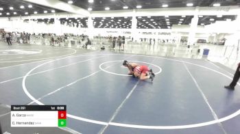 106 lbs 5th Place - Aria Garza, Madera Grapplers WC vs Cruz Hernandez, Savage House WC