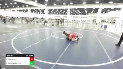 106 lbs 5th Place - Aria Garza, Madera Grapplers WC vs Cruz Hernandez, Savage House WC