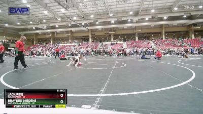 110 lbs Cons. Semi - Brayden Niedens, Wichita Blue Knights vs Jack Pike, Clearwater